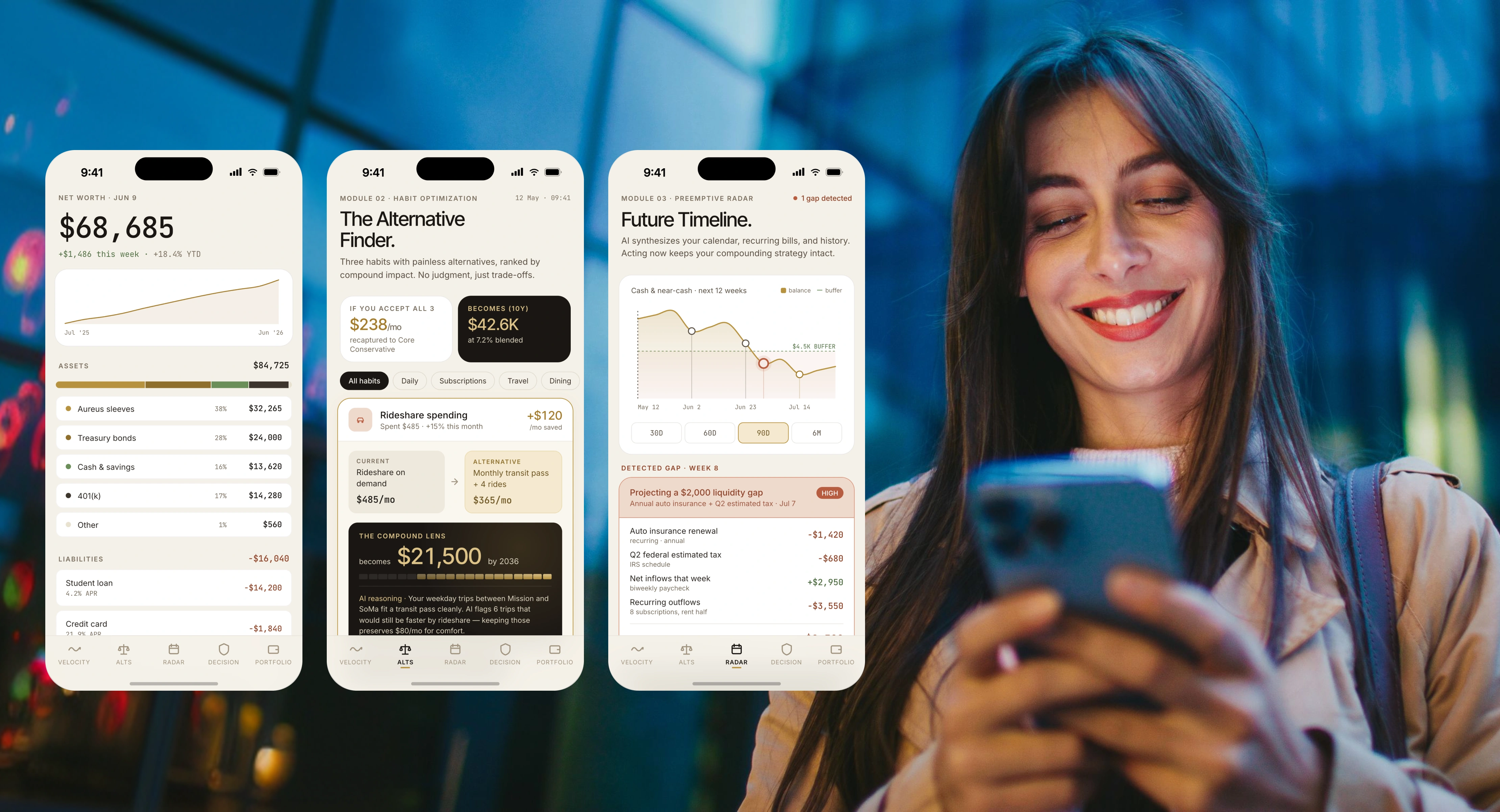 Aureus — B2C AI Wealth Hub for the modelled-mass-affluent saver